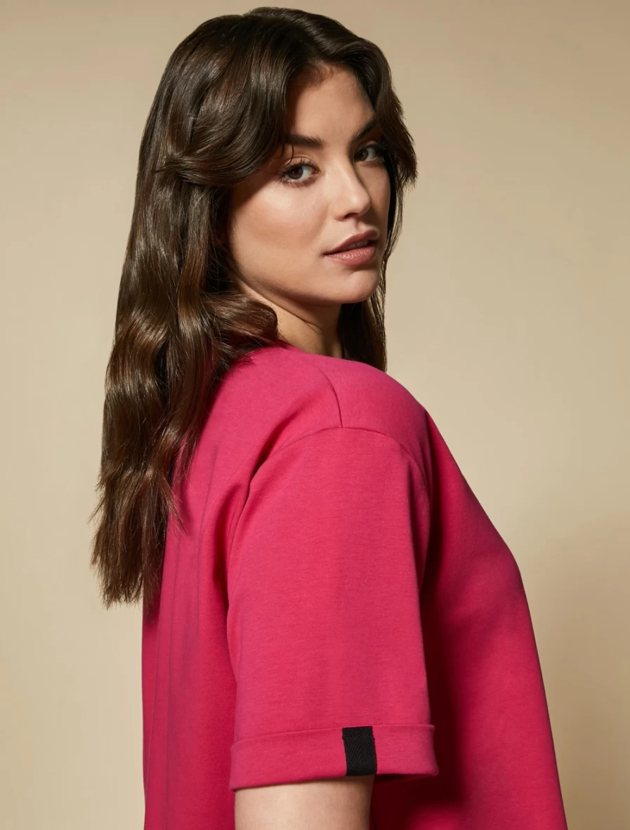 "Marina Rinaldi Women's Wisteria Cotton Jersey T-Shirt"