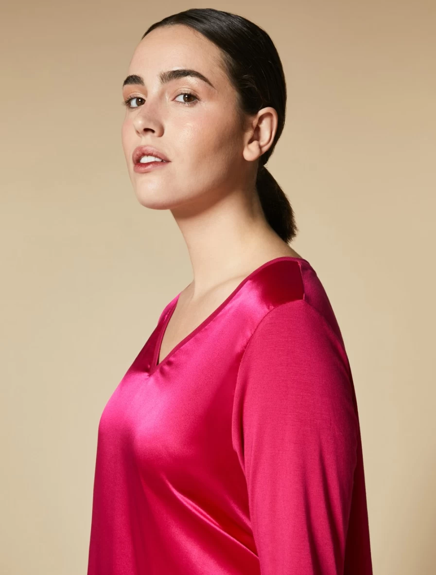 Marina Rinaldi Women's Wisteria Viscose Jersey Tunic Top