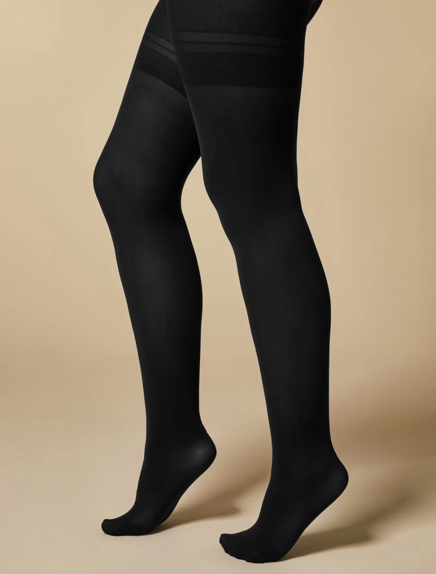 Marina Rinaldi Women's Black 60 Denier Microfiber Tights - Soft & Durable