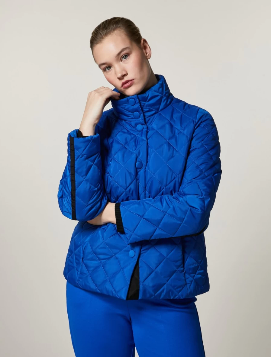 Marina Rinaldi Women's China Blue Poly Satin Jacket