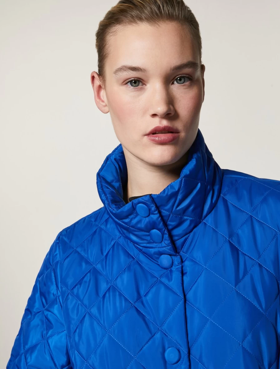 Marina Rinaldi Women's China Blue Poly Satin Jacket