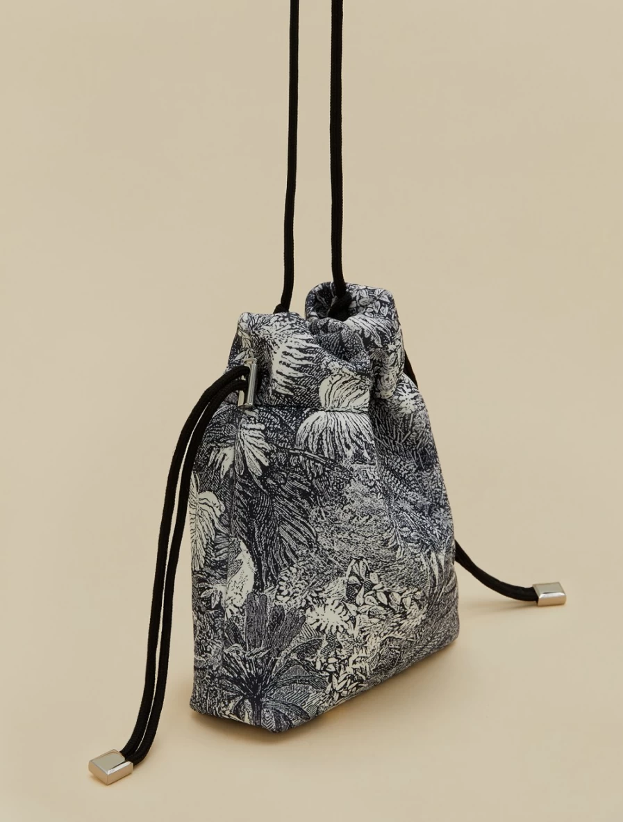 Marina Rinaldi Women's Black Printed Neoprene Phone Pouch - Stylish & Protective Case