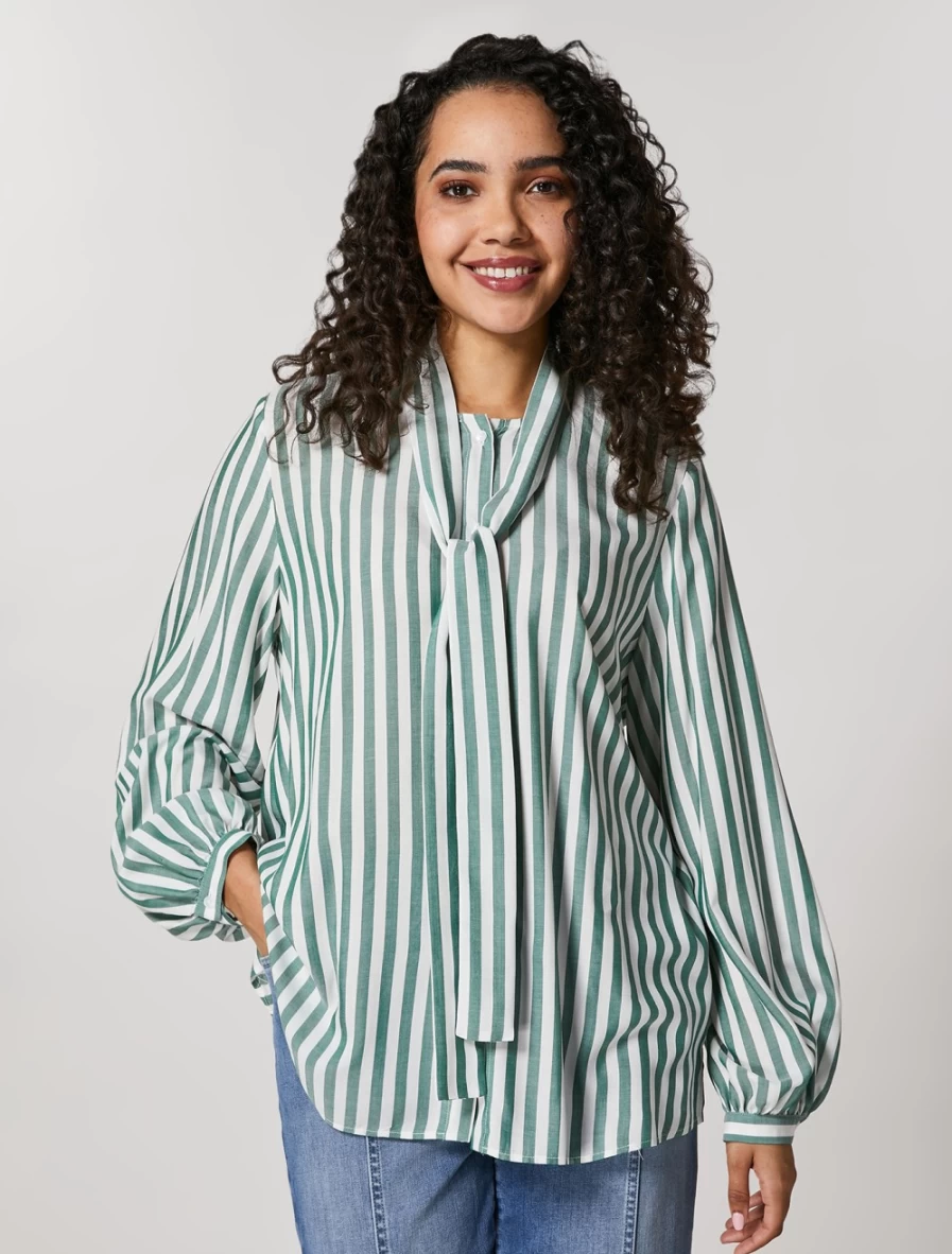Marina Rinaldi Women's White Yarn-Dyed Viscose Shirt - Premium Comfort & Style