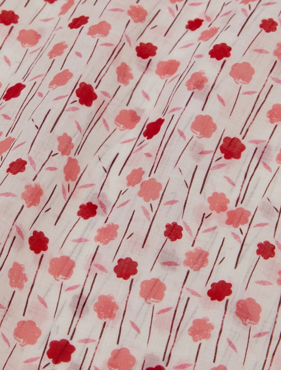 "Marina Rinaldi Women's Pink Printed Ramie Stole - Elegant Fashion Scarf"