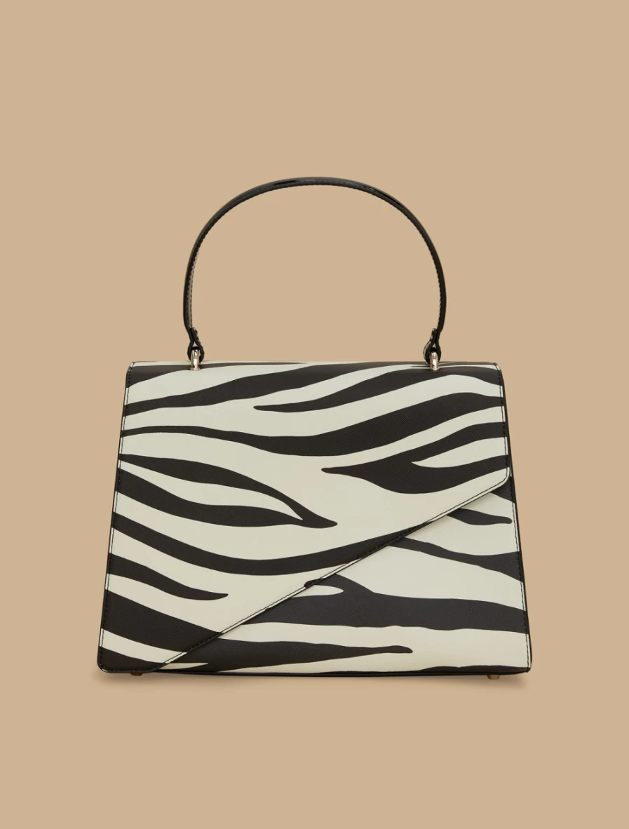 Marina Rinaldi Women's Black Printed Bag - Stylish Designer Tote for Everyday Use