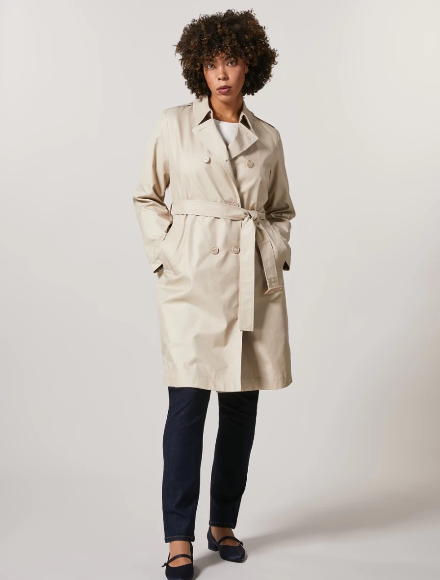 Marina Rinaldi Women's Colonial Cotton-Blend Trench Coat