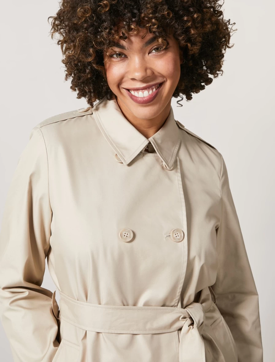 Marina Rinaldi Women's Colonial Cotton-Blend Trench Coat