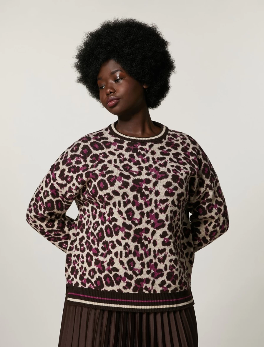 "Marina Rinaldi Women's Camel Wool & Alpaca Sweater – Luxurious Knitwear"