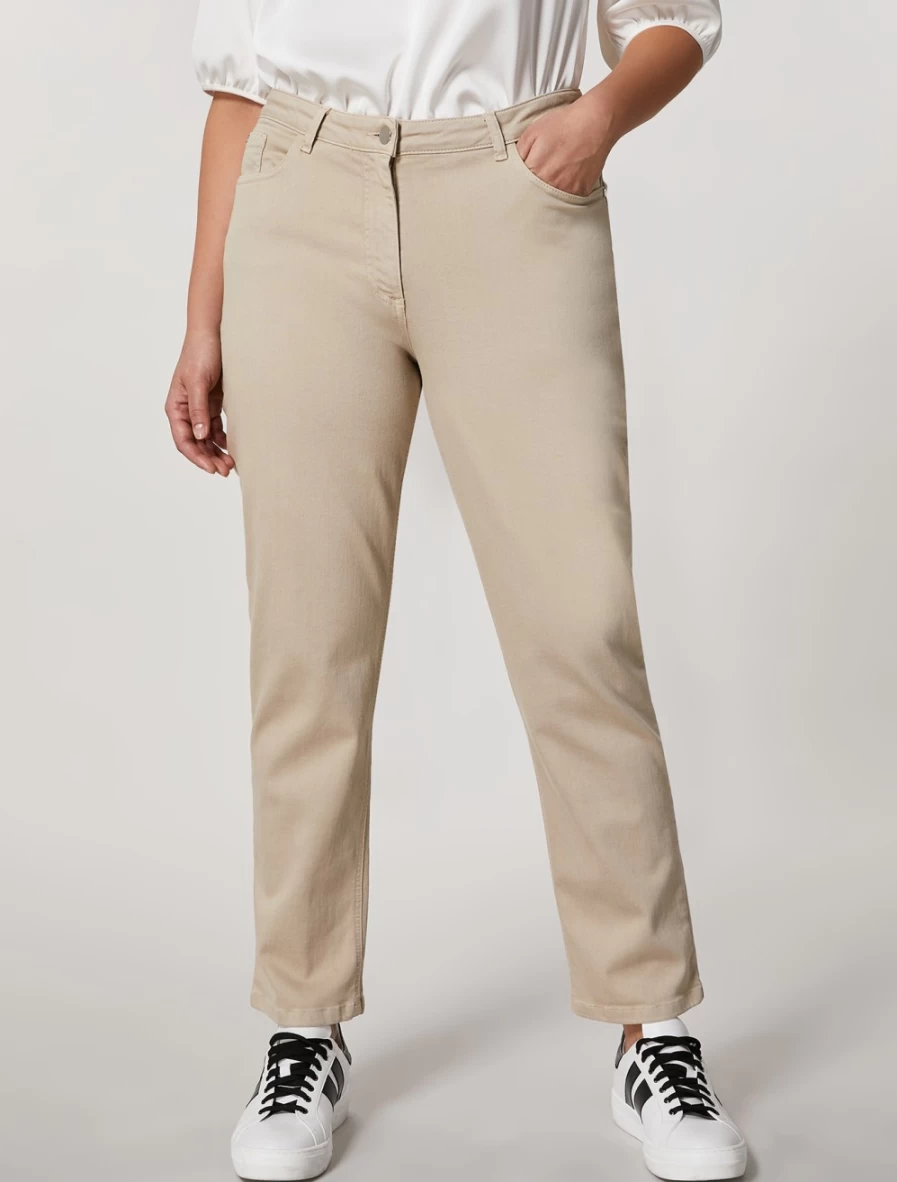 Marina Rinaldi Women's Colonial Garment-Dyed Trousers