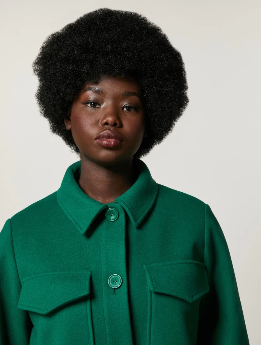 Marina Rinaldi Women's Dark Green Compact Jersey Jacket | Lightweight & Stylish