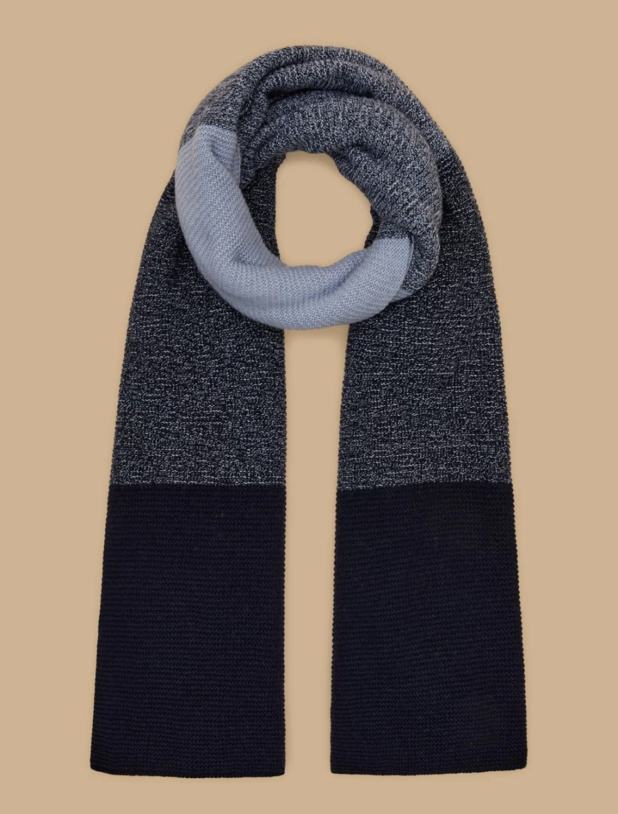 Marina Rinaldi Women's Dark Navy Wool & Cashmere Scarf