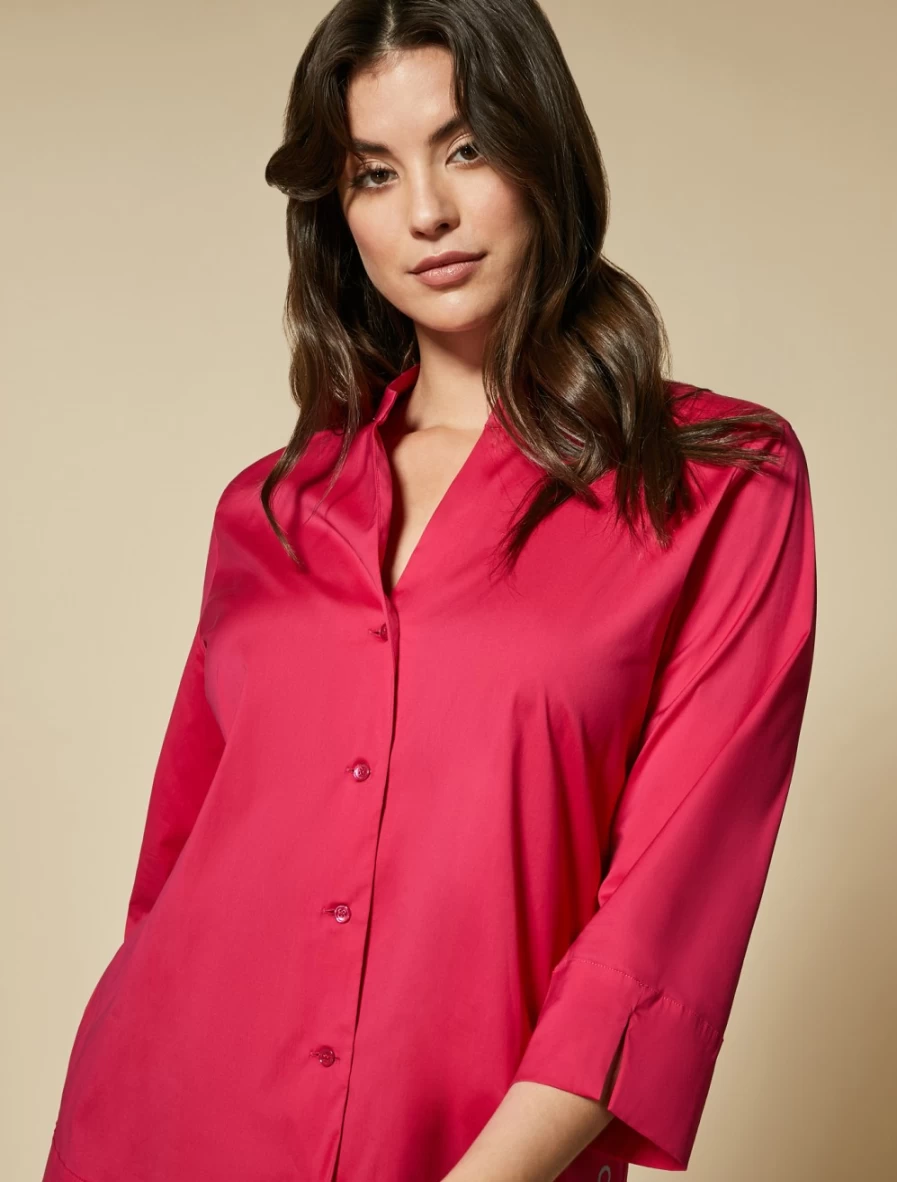 Marina Rinaldi Women's Wisteria Poplin Shirt - Classic Fit & Stylish Comfort