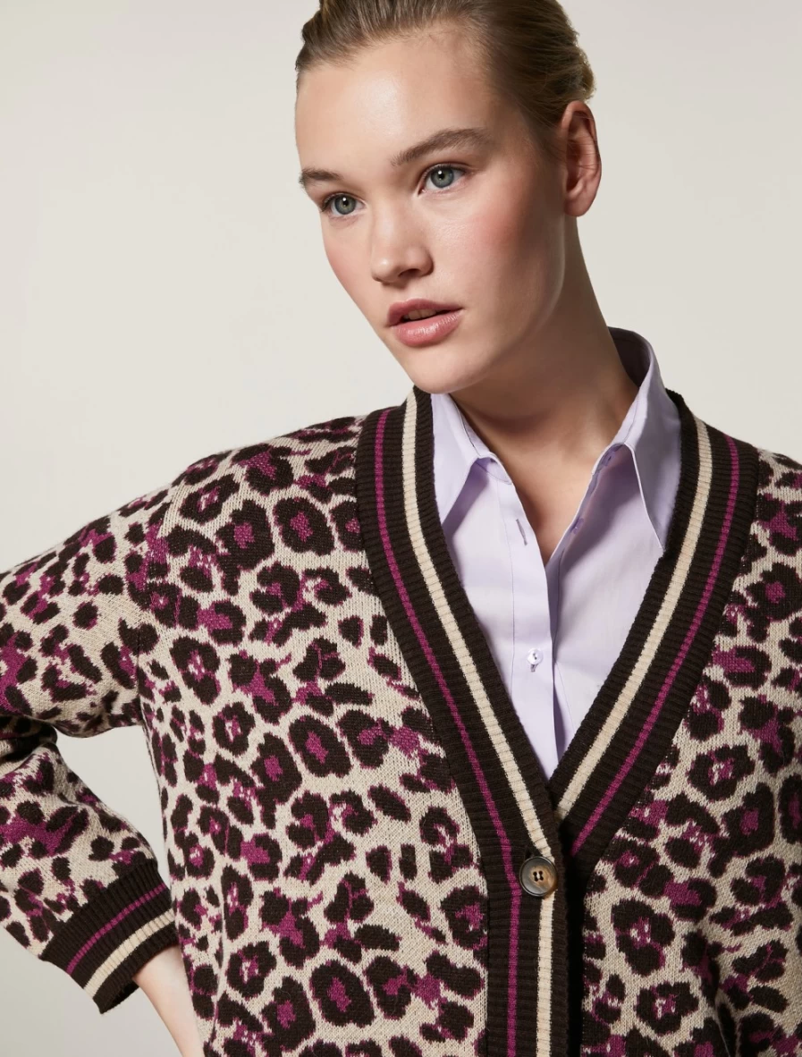 Marina Rinaldi Women's Camel Wool & Alpaca Blend Cardigan