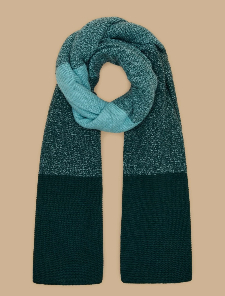 Marina Rinaldi Women's Dark Green Wool & Cashmere Scarf