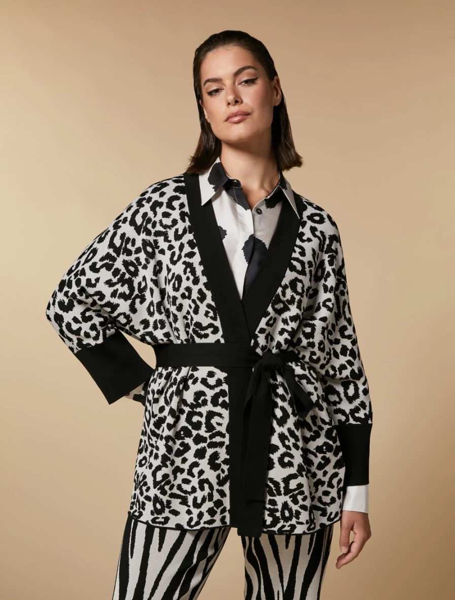 Marina Rinaldi Women's Colonial Viscose Cardigan Sweater