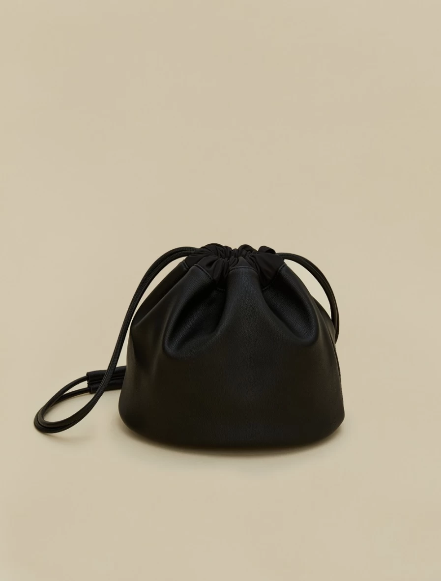 Marina Rinaldi Women's Black Sack Bag - Stylish & Versatile Handbag for Everyday Use