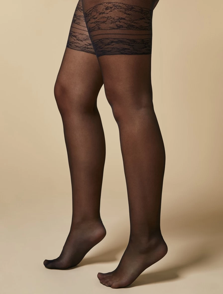 Marina Rinaldi Women's 20 Denier Sheer Tights in Dark Navy