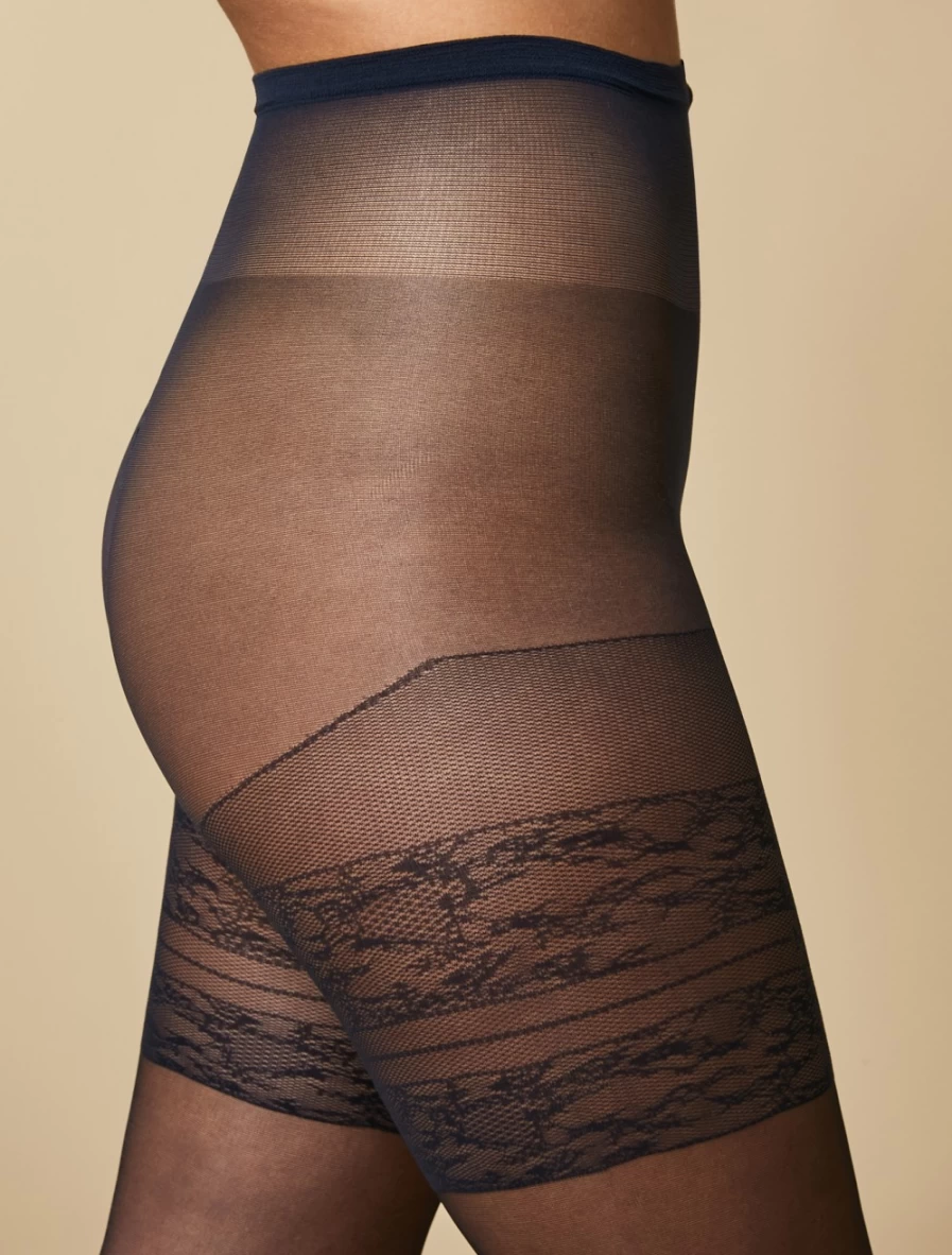Marina Rinaldi Women's 20 Denier Sheer Tights in Dark Navy