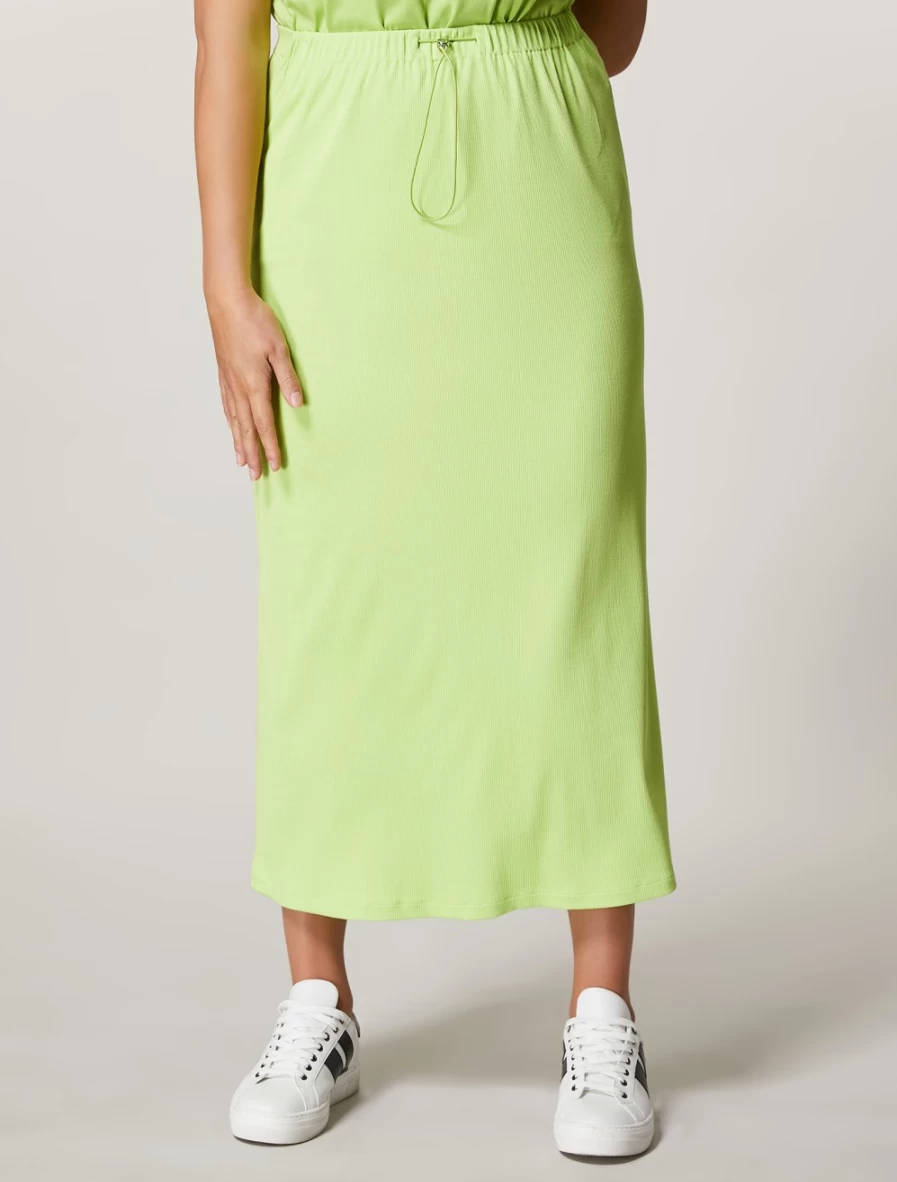 Marina Rinaldi Women's Green Jersey Skirt