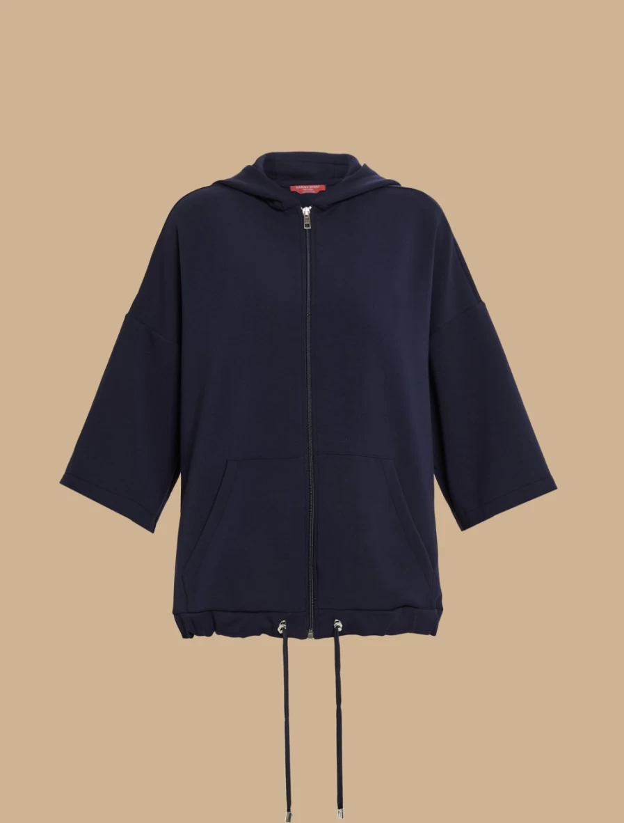 Marina Rinaldi Women's Dark Navy Technical Jersey Jacket
