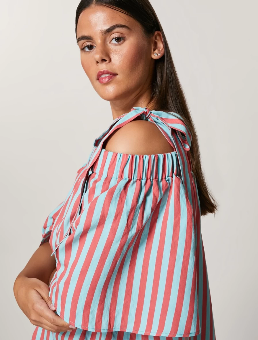 "Marina Rinaldi Women's Green Viscose Top | Stylish & Comfortable Blouse"