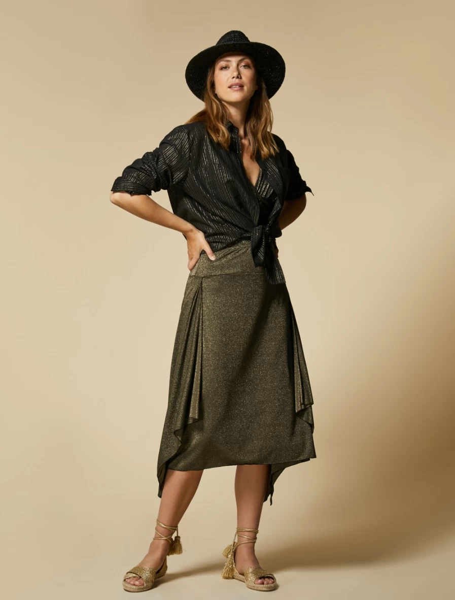 Marina Rinaldi Women's Black Straw-Look Hat - Elegant Summer Wide Brim Sun Hat