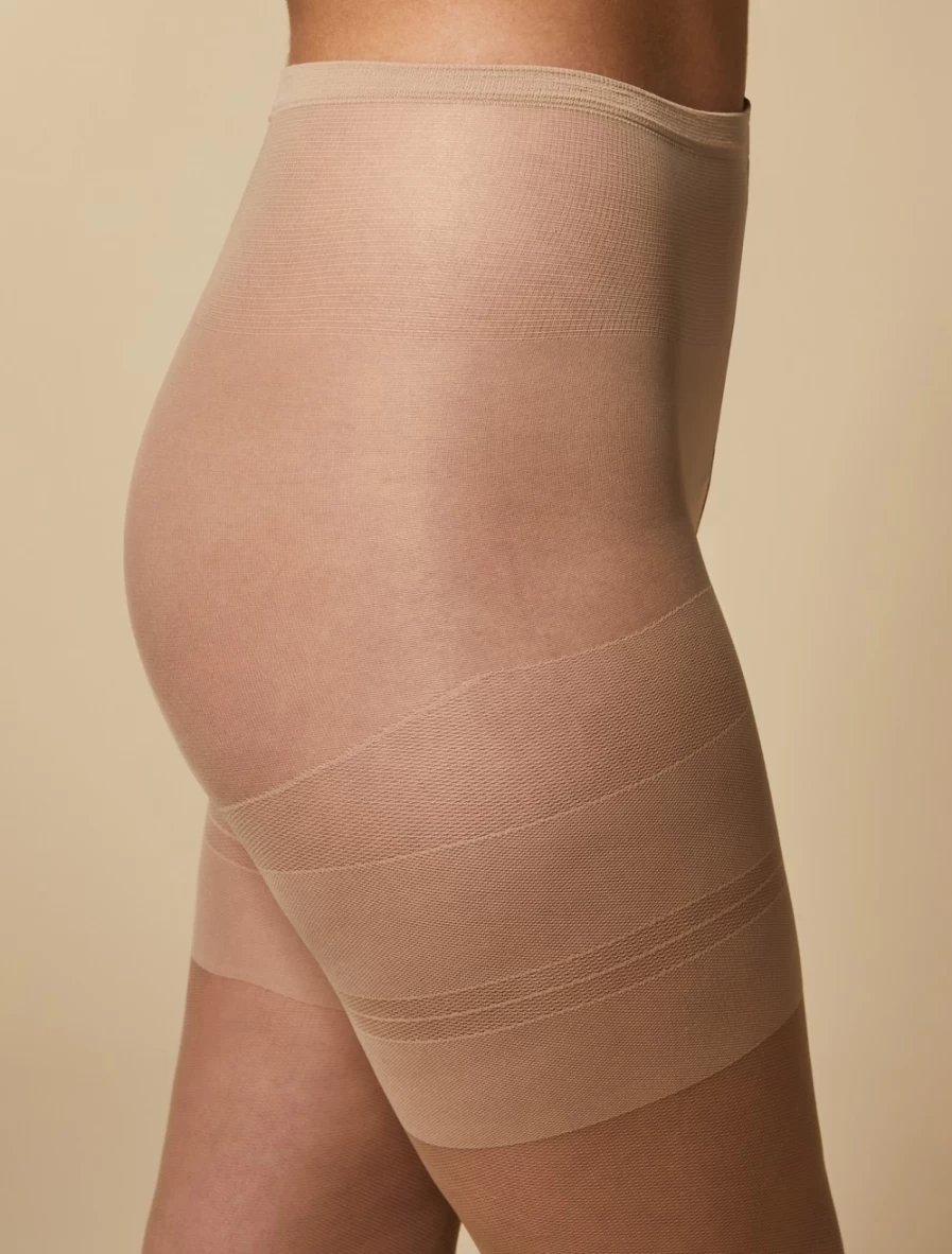 Marina Rinaldi Women's Pink 20 Denier Tulle Tights - Sheer Elegant Hosiery