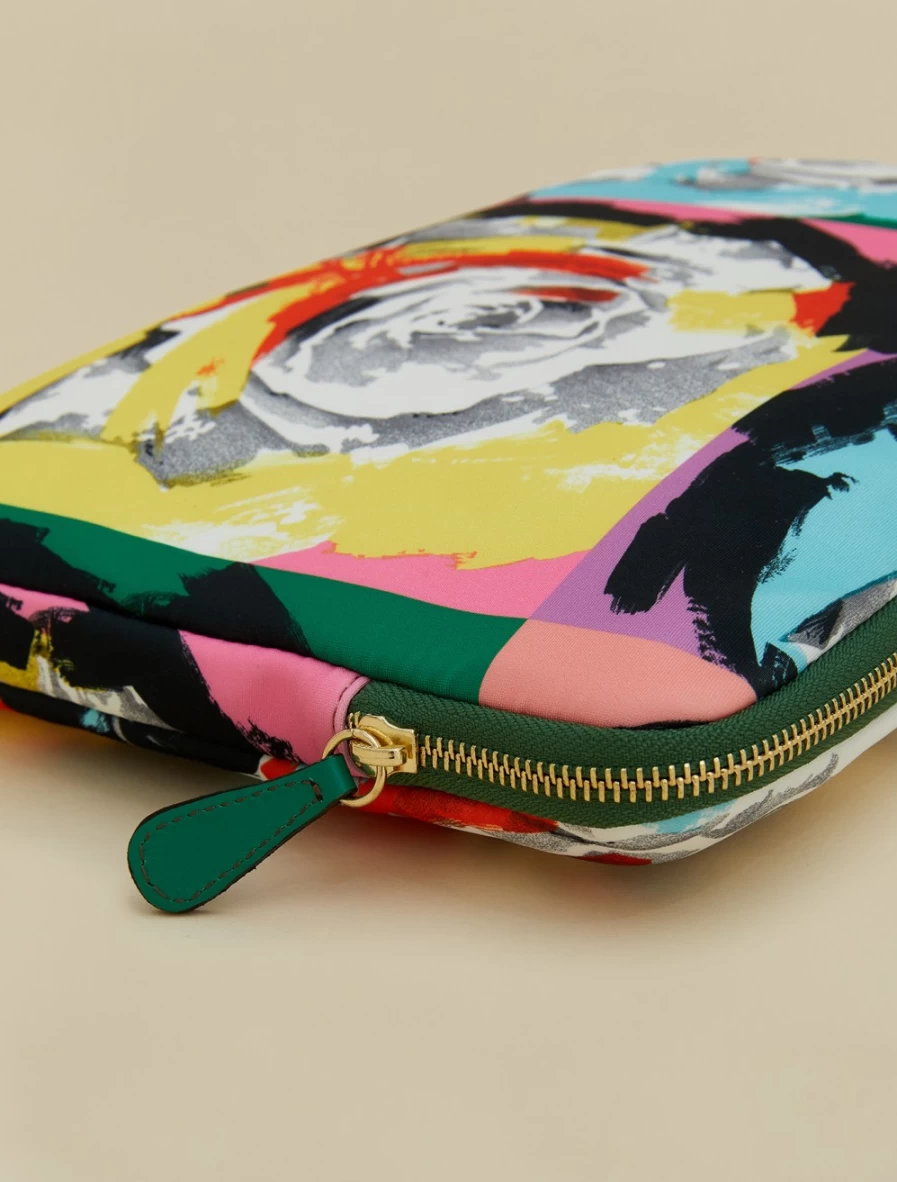 Marina Rinaldi Women's Black Printed Laptop Case