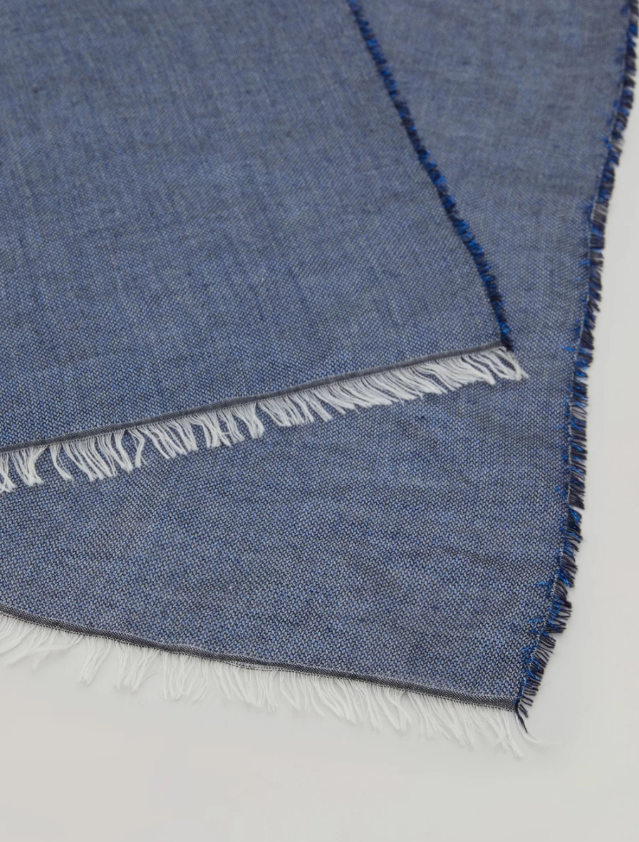Marina Rinaldi Women's Dark Navy Striped Stole - Elegant Fashion Scarf Wrap