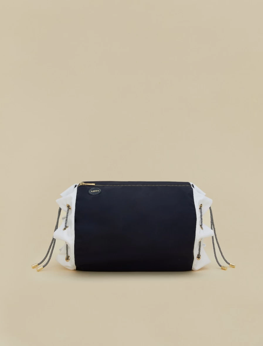 Marina Rinaldi Women's Dark Navy Two-Tone Crossbody Bag