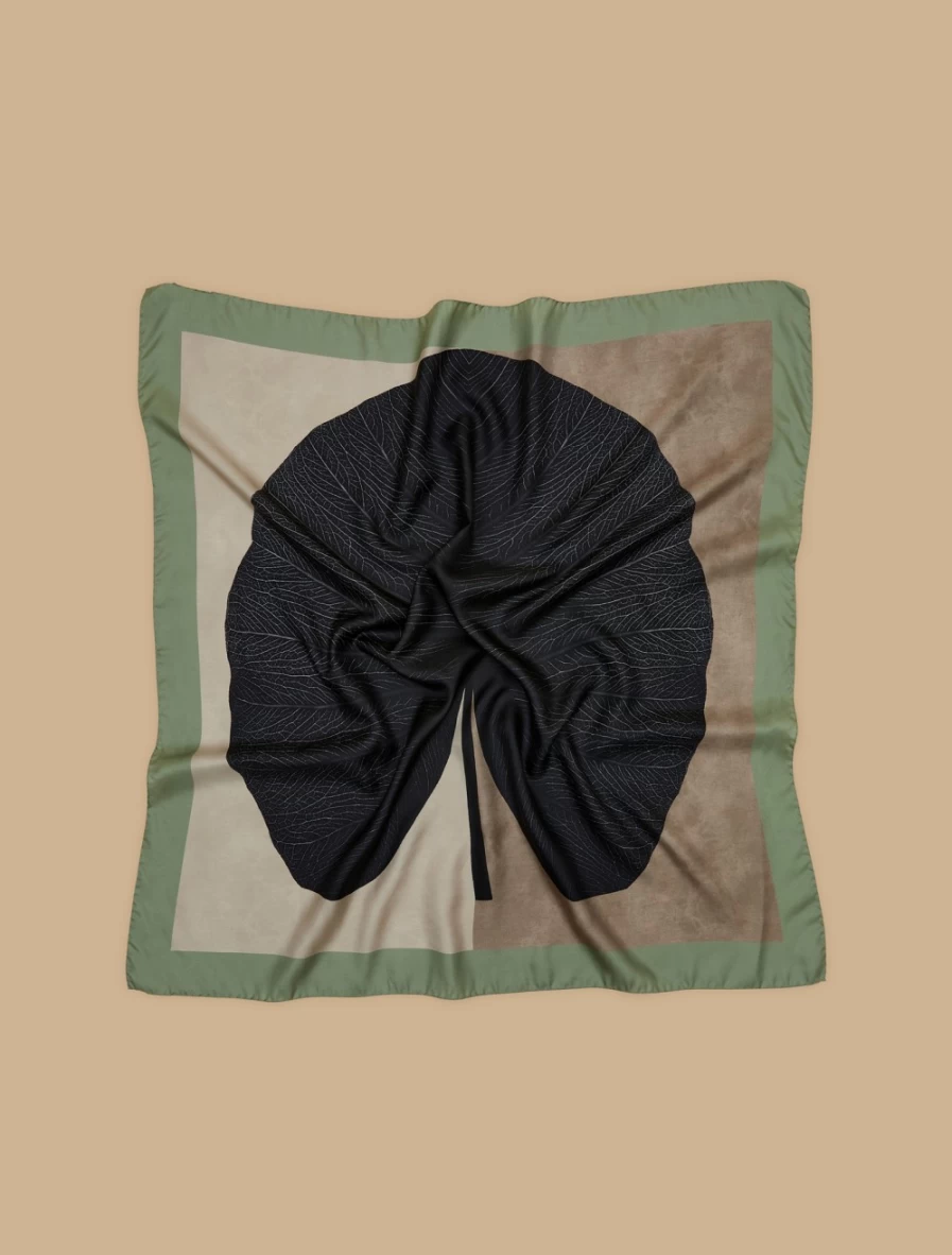 Marina Rinaldi Women's White Silk Twill Scarf - Elegant & Lightweight Fashion Accessory